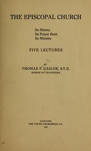 Tapa de The Episcopal church