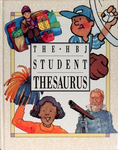 Tapa de The HBJ student thesaurus