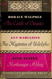 Tapa de Castle of Otranto / Mysteries of Udolpho / Northanger Abbey