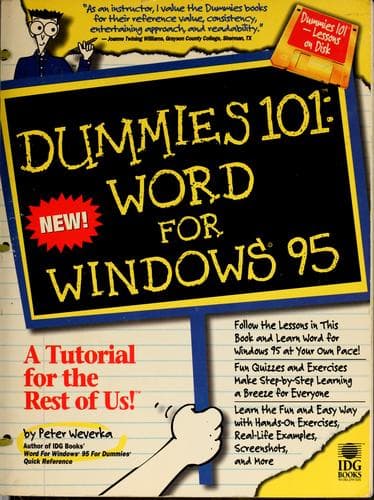 Tapa de Dummies 101