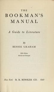 Tapa de The bookman's manual