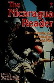 Tapa de The Nicaragua reader
