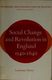 Tapa de Social change and revolution in England, 1540-1640