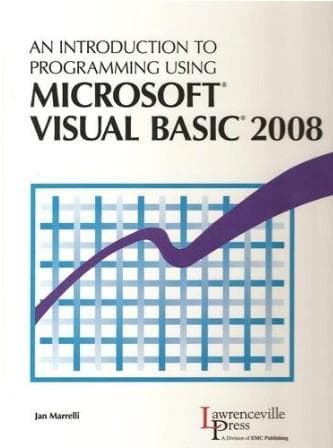 Tapa de Introduction to Programming Using Microsoft Visual Basic 2008