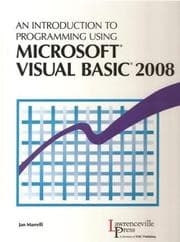 Tapa de Introduction to Programming Using Microsoft Visual Basic 2008