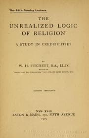Tapa de The unrealized logic of religion