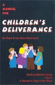 Tapa de A manual for children's deliverance