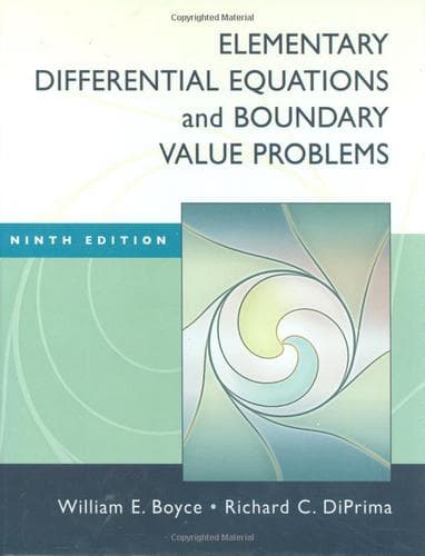 Tapa de Elementary differential equations and boundary value problems