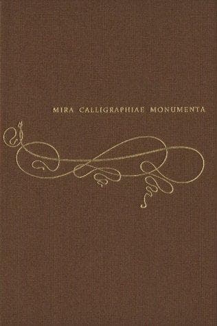 Tapa de Mira calligraphiae monumenta