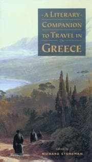 Tapa de Literary Companion to Travel in Greece