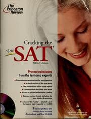 Tapa de Cracking the new SAT