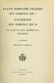 Tapa de Grammatici latini