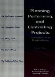 Tapa de Planning, performing, and controlling projects