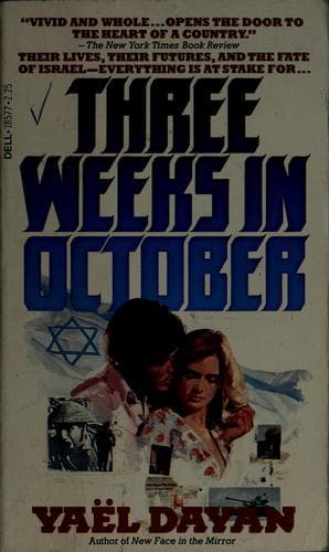 Tapa de Three weeks in October