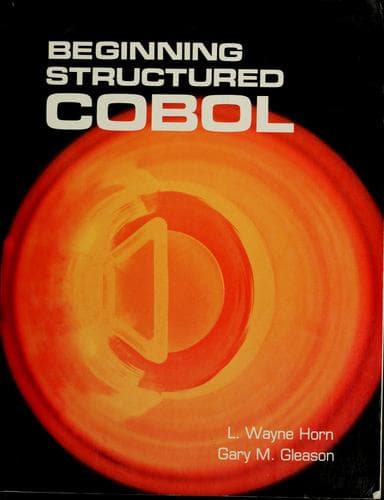 Tapa de Beginning structured COBOL