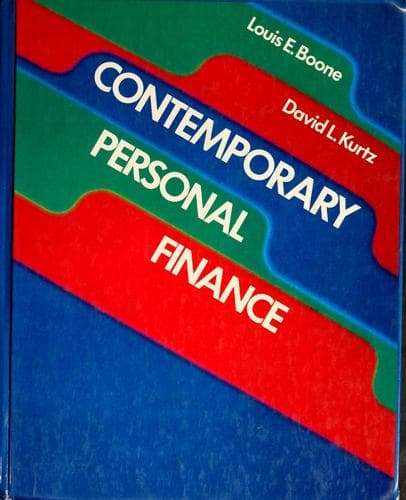 Tapa de Contemporary personal finance