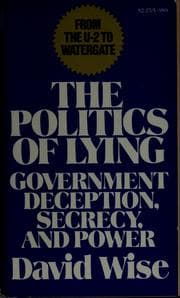 Tapa de The politics of lying
