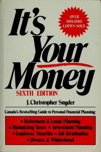 Tapa de It's your money