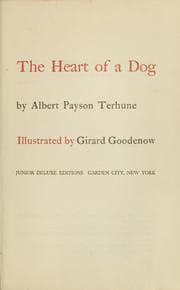 Tapa de The heart of a dog