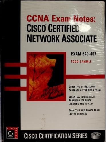 Tapa de CCNA exam notes