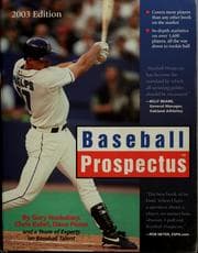 Tapa de Baseball prospectus 2003