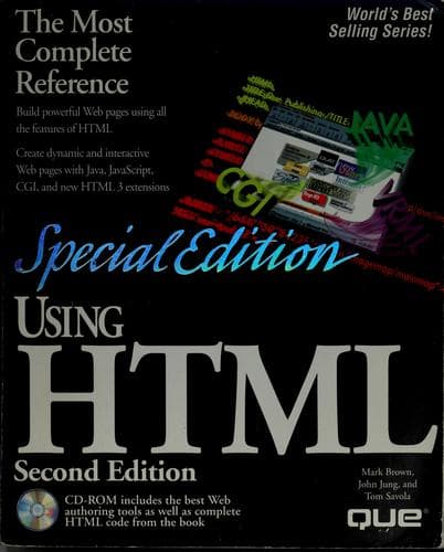 Tapa de Special edition using HTML 3.2