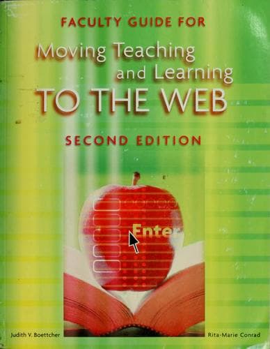 Tapa de Faculty guide for moving teaching and learning to the Web