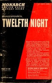 Tapa de Review notes and study guide to Shakespeare's Twelfth night