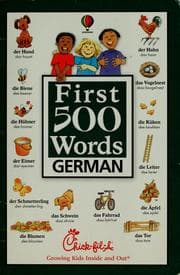 Tapa de First 500 words - German