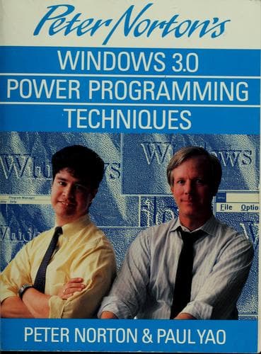 Tapa de Peter Norton's Windows 3.0 power programming techniques