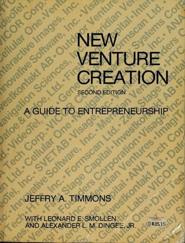 Tapa de New venture creation