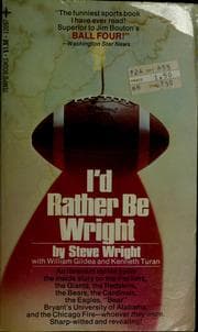 Tapa de I'd rather be Wright