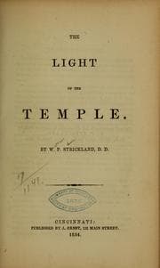 Tapa de The light of the temple...
