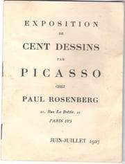 Tapa de Exposition de cent dessins par Picasso