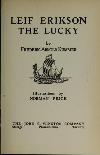 Tapa de Leif Erikson, the Lucky