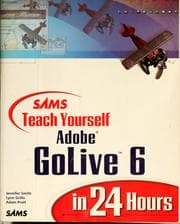 Tapa de Sams teach yourself Adobe GoLive 6 in 24 hours