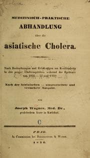 Tapa de Medizinisch-praktische Abhandlung über die asiatische Cholera