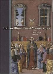 Tapa de Italian illuminated manuscripts in the J. Paul Getty Museum