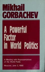 Tapa de A powerful factor in world politics