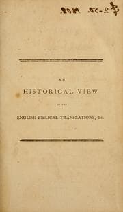 Tapa de A dictionary of the Holy Bible