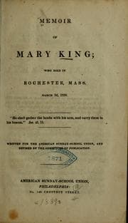 Tapa de Memoir of Mary King