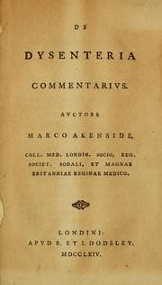 Tapa de De dysenteria commentarius