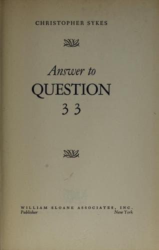 Tapa de Answer to question 33