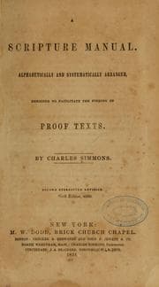 Tapa de A Scripture manual