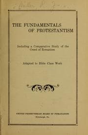 Tapa de The fundamentals of Protestantism