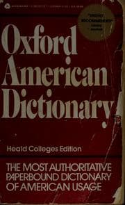 Tapa de Oxford American dictionary
