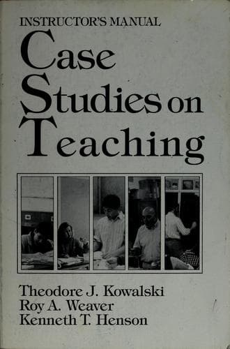 Tapa de Case studies on teaching