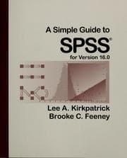 Tapa de A simple guide to SPSS