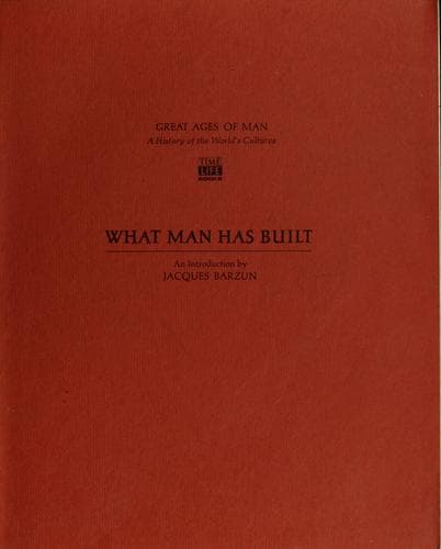 Tapa de What man has built