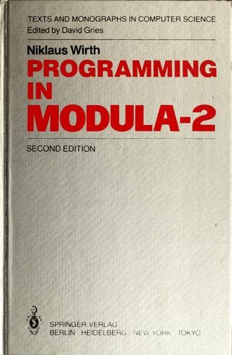 Tapa de Programming in Modula-2